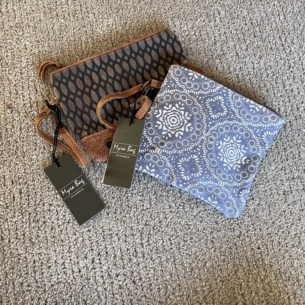 Set of 2 Myra Bag pouches